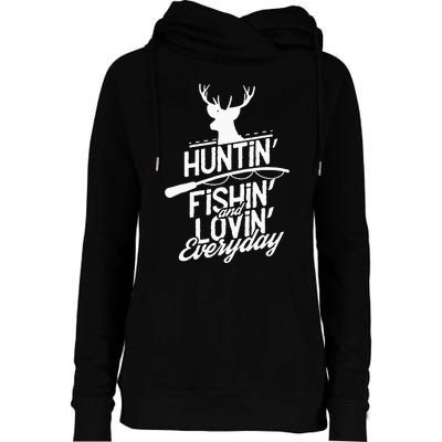 Hunting Fishing And Adorable Everyday Sports Womens Funnel Neck Pullover Hood