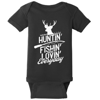 Hunting Fishing And Adorable Everyday Sports Baby Bodysuit