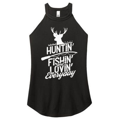 Hunting Fishing And Adorable Everyday Sports Women's Perfect Tri Rocker Tank