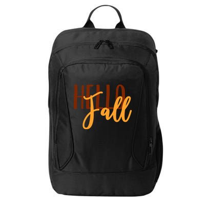 Hello Fall Autumn Lover City Backpack