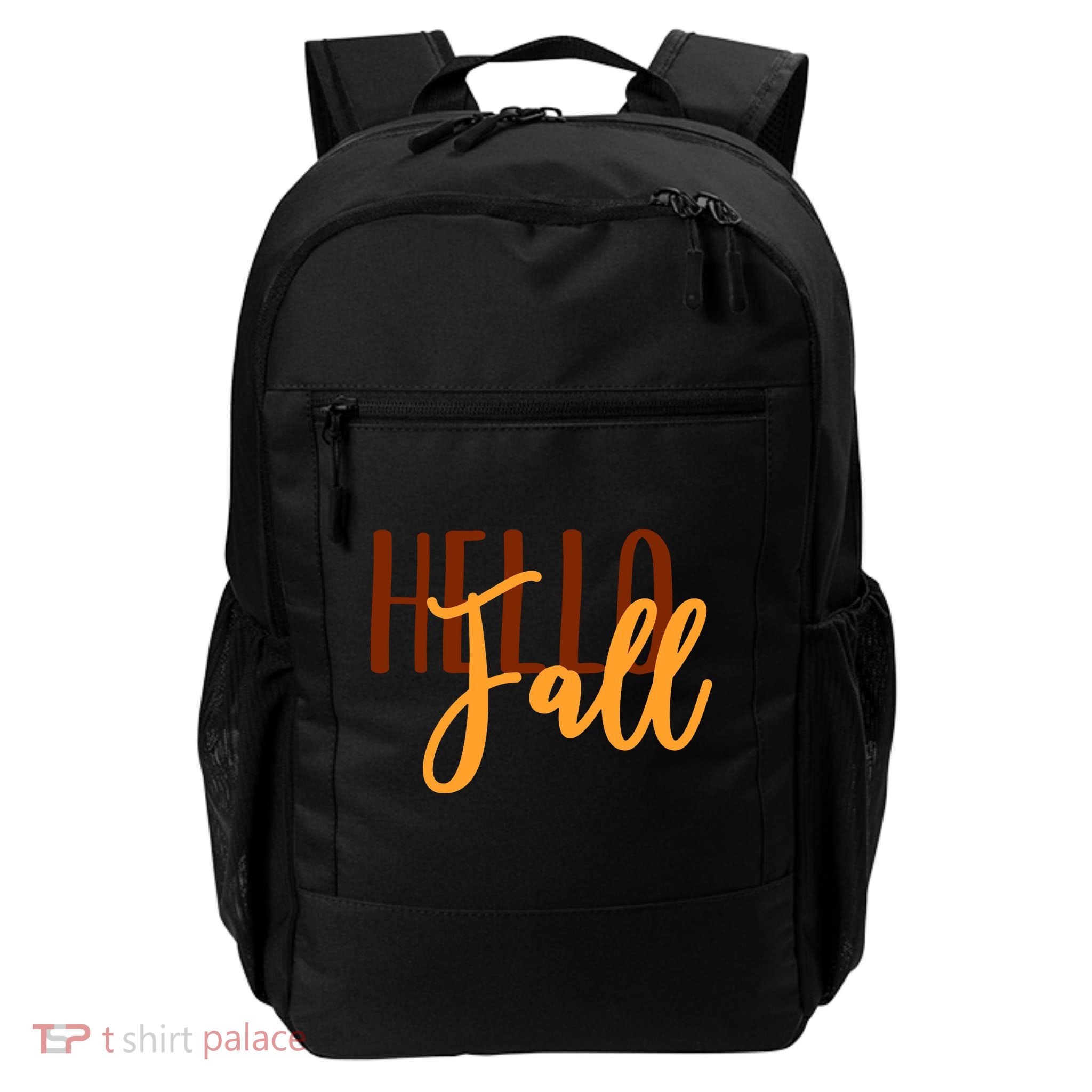 Hello Fall Autumn Lover Daily Commute Backpack