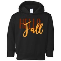 Hello Fall Autumn Lover Toddler Hoodie