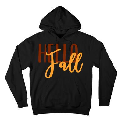 Hello Fall Autumn Lover Tall Hoodie