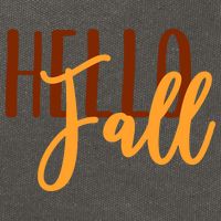 Hello Fall Autumn Lover Cotton Canvas Backpack