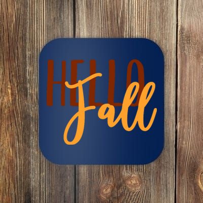 Hello Fall Autumn Lover Coaster