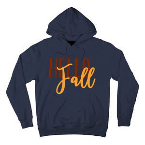 Hello Fall Autumn Lover Tall Hoodie