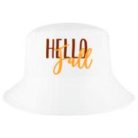 Hello Fall Autumn Lover Cool Comfort Performance Bucket Hat