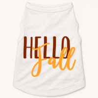 Hello Fall Autumn Lover Doggie Tank