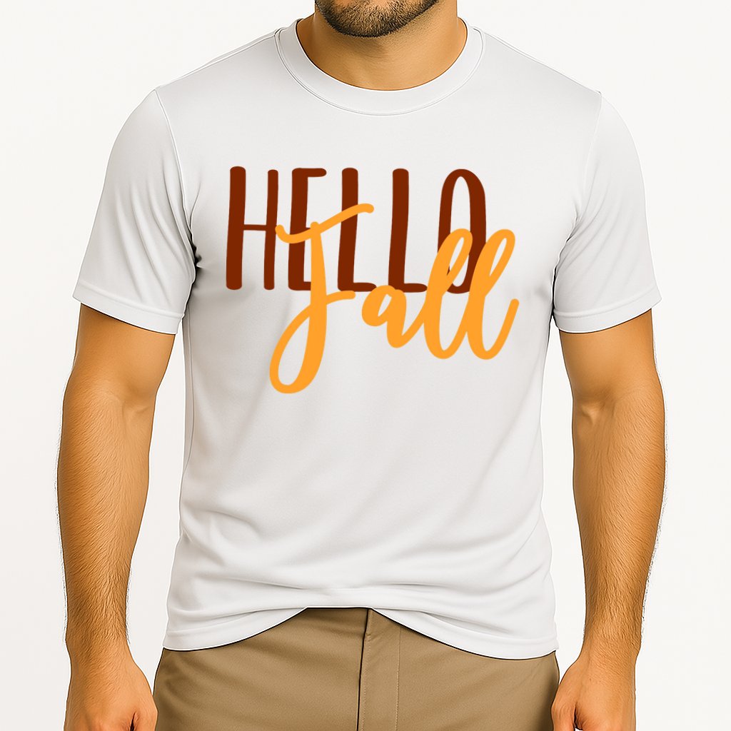 Hello Fall Autumn Lover Performance Shirt