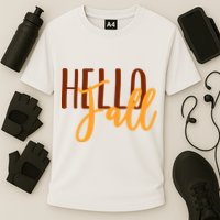 Hello Fall Autumn Lover Performance Shirt