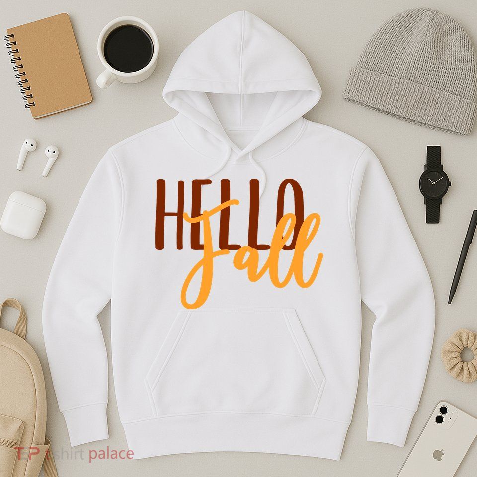 Hello Fall Autumn Lover Hoodie