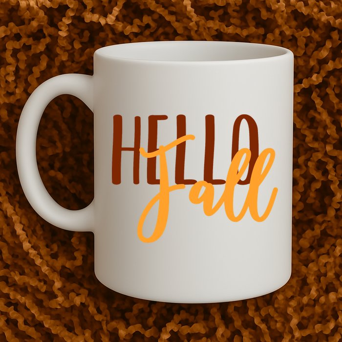Hello Fall Autumn Lover Mug