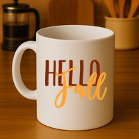 Hello Fall Autumn Lover Mug