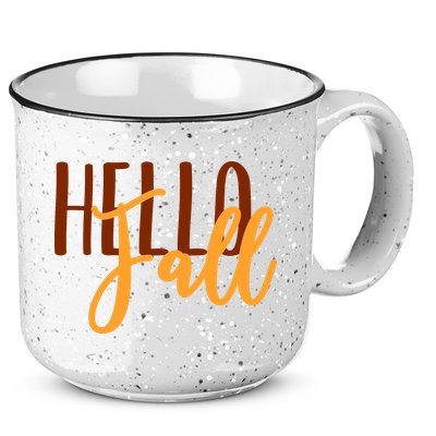 Hello Fall Autumn Lover 15oz Campfire Ceramic Mug