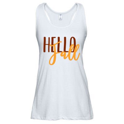 Hello Fall Autumn Lover Ladies Essential Flowy Tank