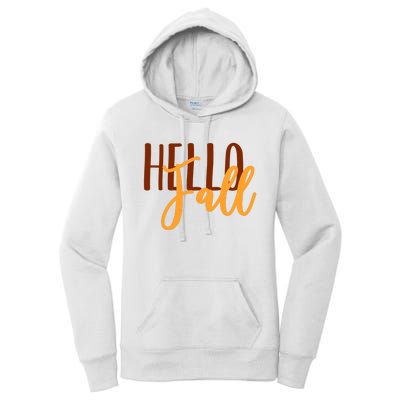 Hello Fall Autumn Lover Women's Pullover Hoodie