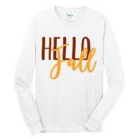 Hello Fall Autumn Lover Tall Long Sleeve T-Shirt