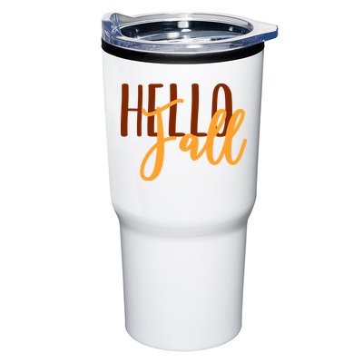 Hello Fall Autumn Lover Tumbler
