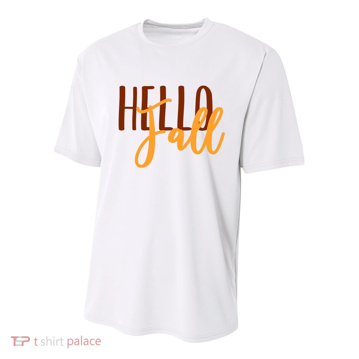 Hello Fall Autumn Lover Youth Performance Sprint T-Shirt