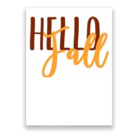 Hello Fall Autumn Lover Poster