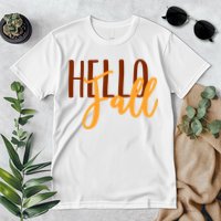 Hello Fall Autumn Lover Premium T-Shirt