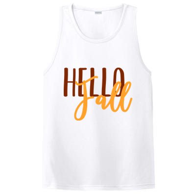 Hello Fall Autumn Lover PosiCharge Competitor Tank
