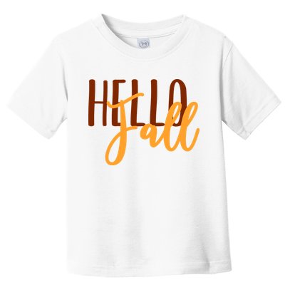 Hello Fall Autumn Lover Toddler T-Shirt