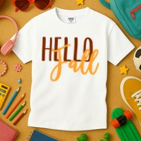 Hello Fall Autumn Lover Kids T-Shirt