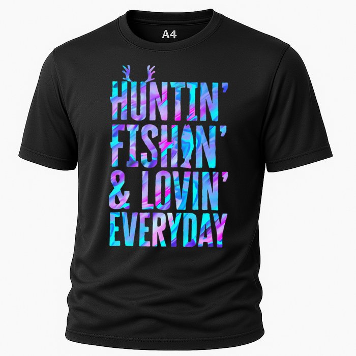 Huntin Fishin And Lovin Everyday Hunting Fishing Loving Cooling Performance Crew T-Shirt