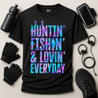 Huntin Fishin And Lovin Everyday Hunting Fishing Loving Cooling Performance Crew T-Shirt