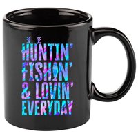 Huntin Fishin And Lovin Everyday Hunting Fishing Loving 11oz C Handle Ceramic Mug
