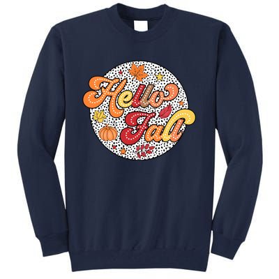 Hello Fall Autumn Season Lover Tall Sweatshirt