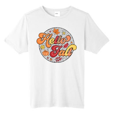 Hello Fall Autumn Season Lover Tall Fusion ChromaSoft Performance T-Shirt