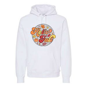 Hello Fall Autumn Season Lover Premium Hoodie