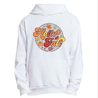 Hello Fall Autumn Season Lover Urban Pullover Hoodie