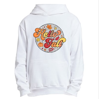 Hello Fall Autumn Season Lover Urban Pullover Hoodie