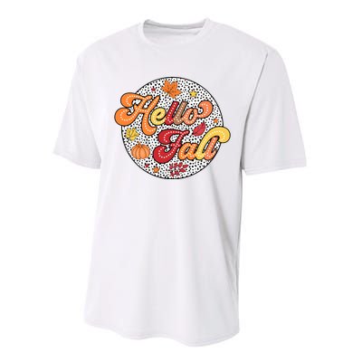 Hello Fall Autumn Season Lover Performance Sprint T-Shirt