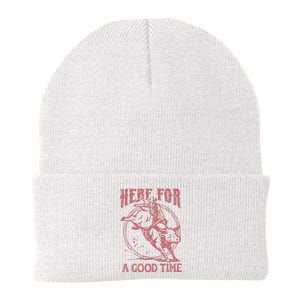 Here For A Good Time Cowboy Cowgirl Western Country Music Knit Cap Winter Beanie