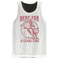 Here For A Good Time Cowboy Cowgirl Western Country Music Mesh Reversible Basketball Jersey Tank