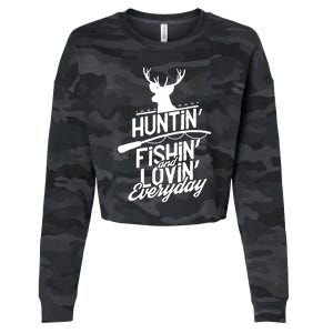 Hunting, Fishing And Loving Everyday Sport Cropped Pullover Crew