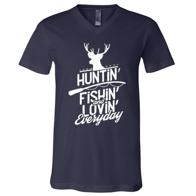 Hunting, Fishing And Loving Everyday Sport V-Neck T-Shirt