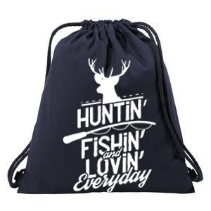 Hunting, Fishing And Loving Everyday Sport Drawstring Bag