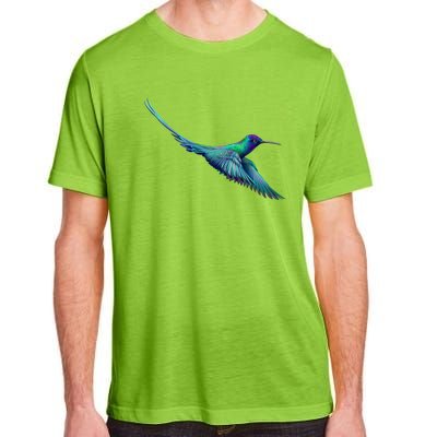 Hummingbird From A Splash Adult ChromaSoft Performance T-Shirt