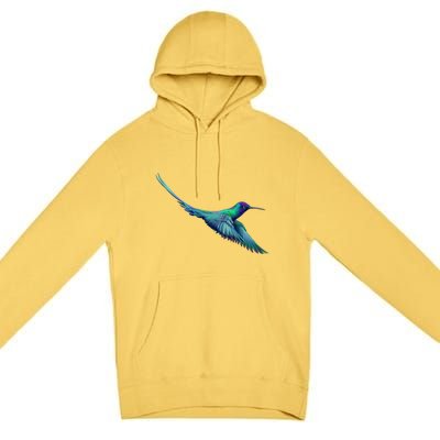 Hummingbird From A Splash Premium Pullover Hoodie