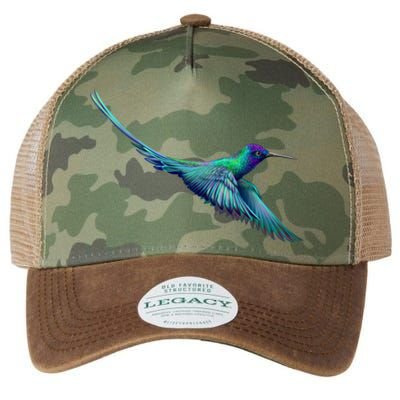 Hummingbird From A Splash Legacy Tie Dye Trucker Hat