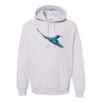 Hummingbird From A Splash Premium Hoodie