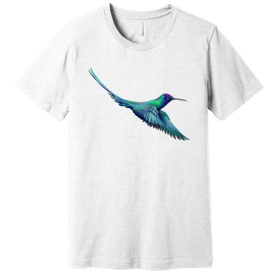 Hummingbird From A Splash Premium T-Shirt