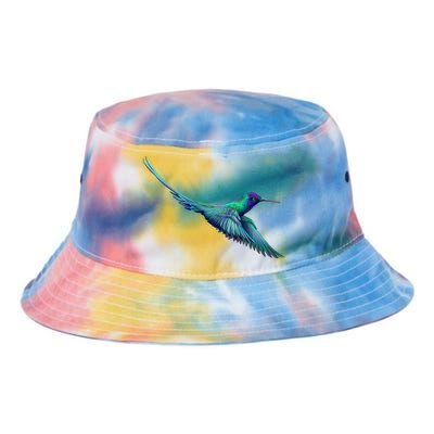 Hummingbird From A Splash Tie Dye Newport Bucket Hat