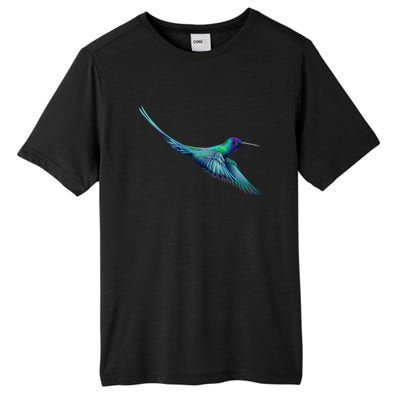 Hummingbird From A Splash Tall Fusion ChromaSoft Performance T-Shirt