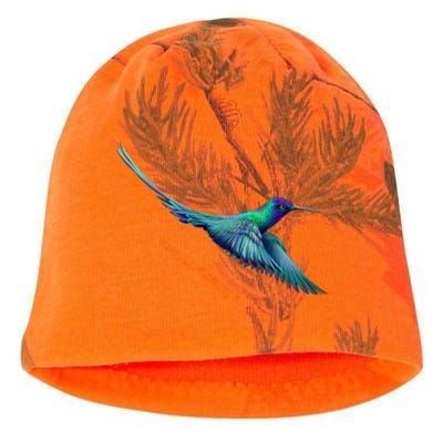 Hummingbird From A Splash Kati - Camo Knit Beanie